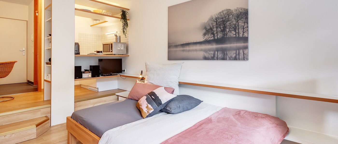 studio München Maxvorstadt - Museumsviertel 01 sleeping area 4250