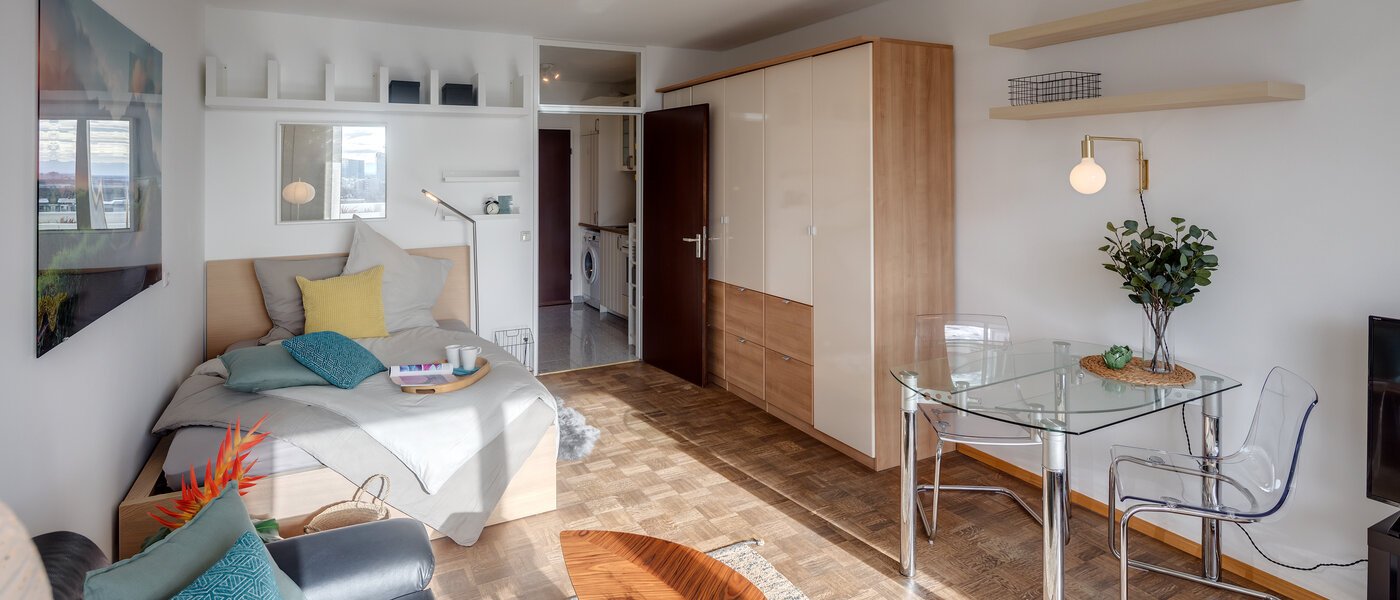 apartment München Arabellapark 05 living area 4263