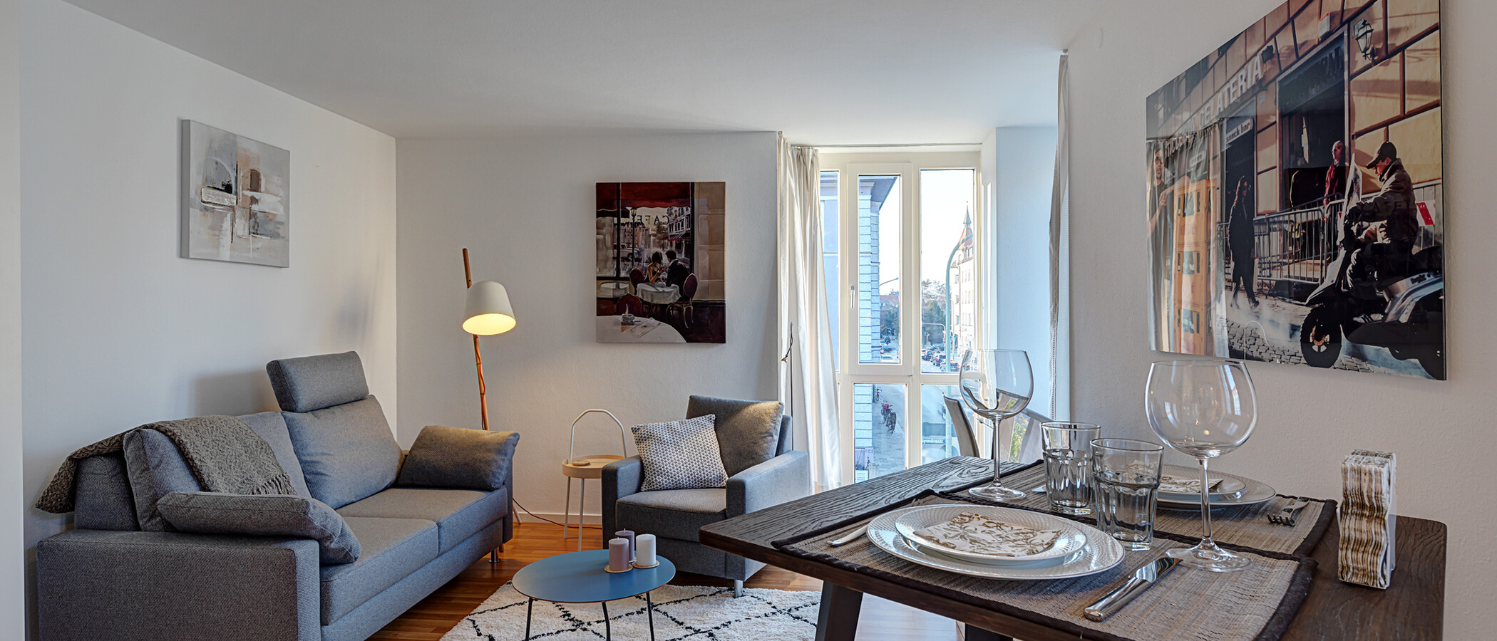 apartment München Schwabing (rechts der Leopoldstraße) 01 living area 4338