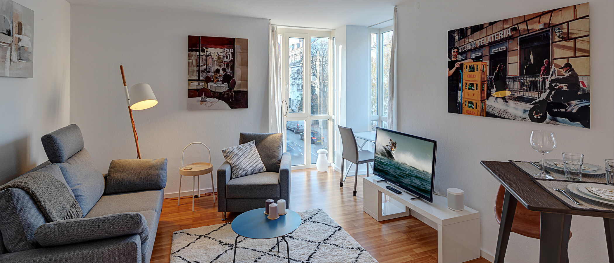 apartment München Schwabing (rechts der Leopoldstraße) 02 living area 4338