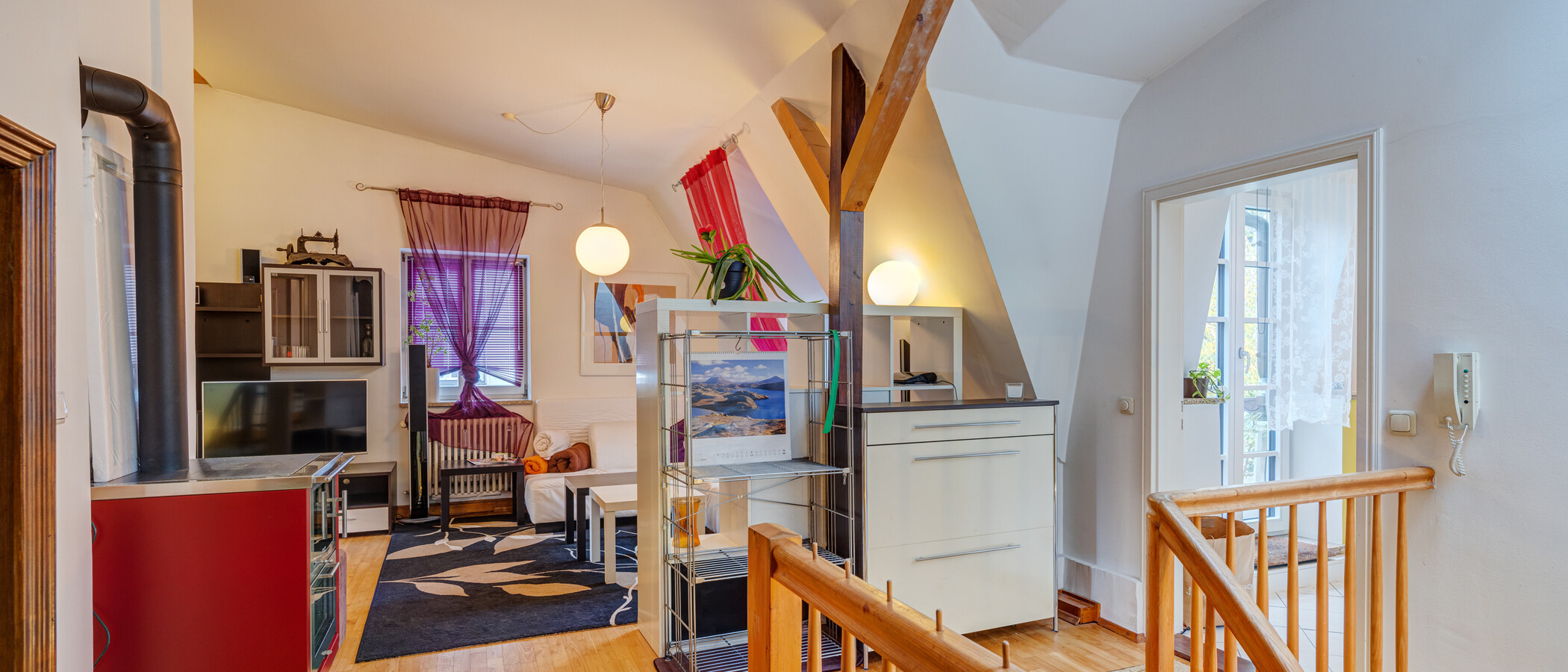 attic apartment München Giesing 01 living area 4477