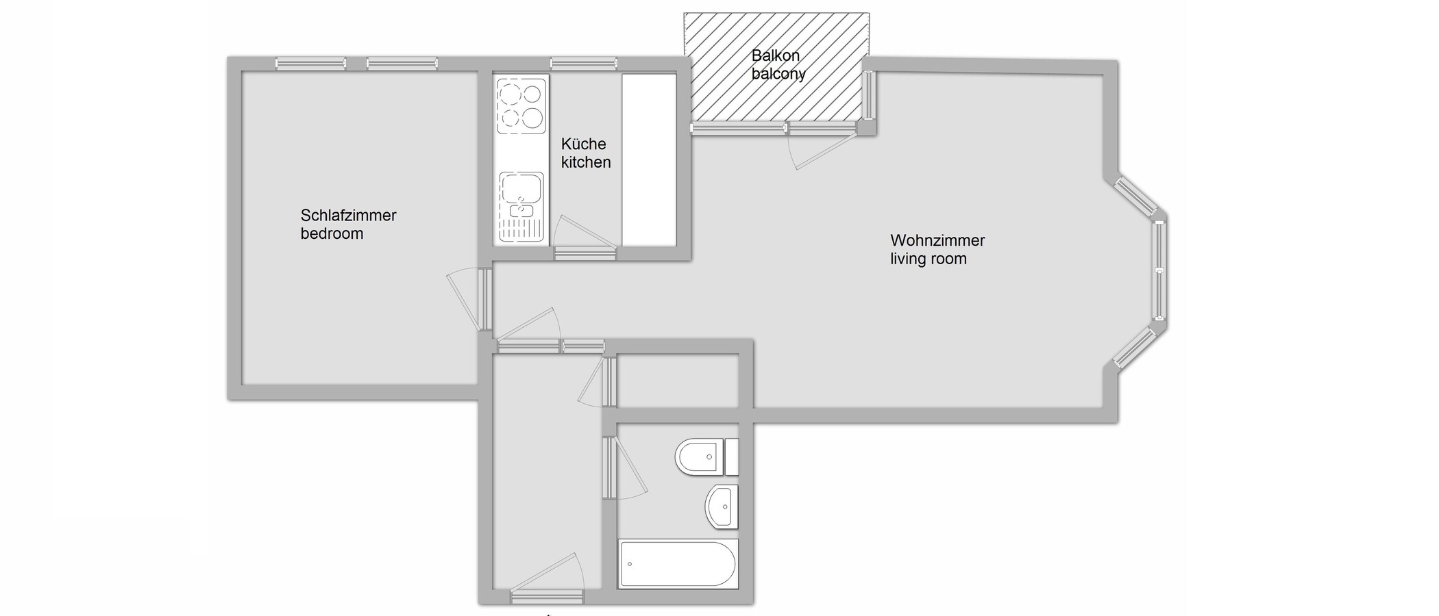 apartment München Obersendling 01 floor plan 4519