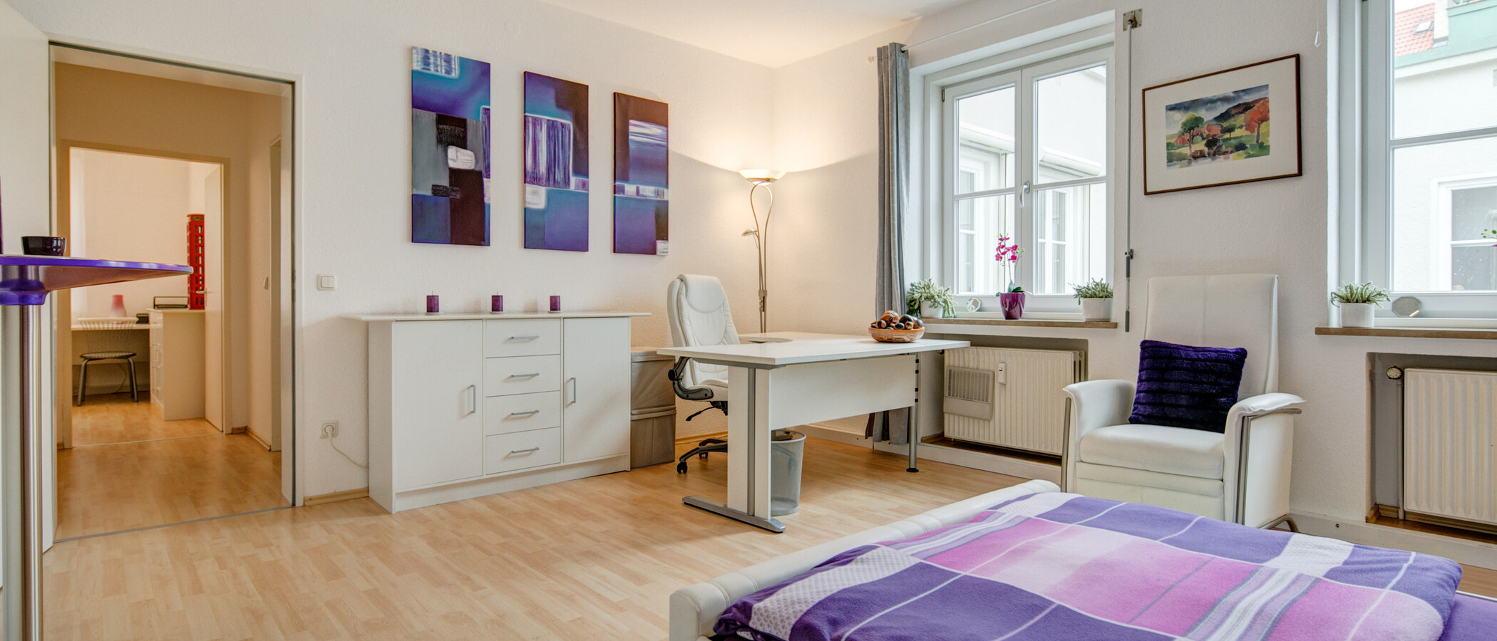 apartment München Schwabing (rechts der Leopoldstraße) 02 sleeping area 4536