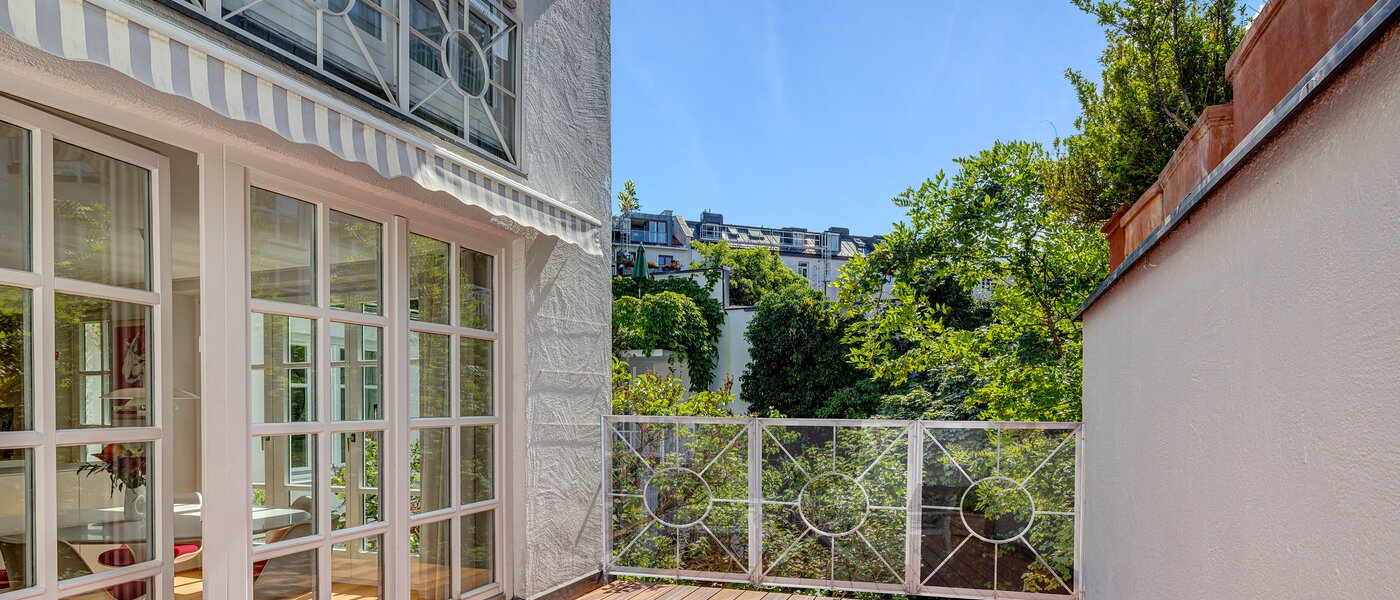 townhouse München Gärtnerplatzviertel 05 terrace 4545