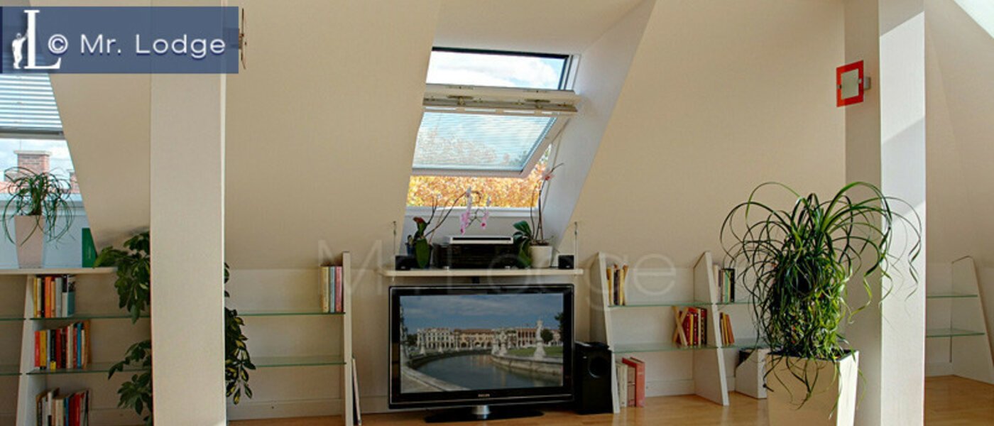 attic apartment München Maxvorstadt - Rund um den Josephplatz 04 living room 4768