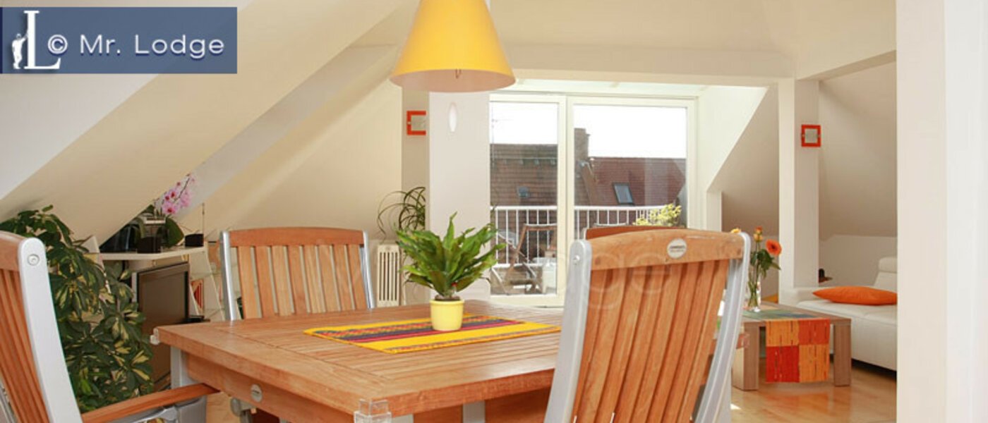 attic apartment München Maxvorstadt - Rund um den Josephplatz 01 dining 4768