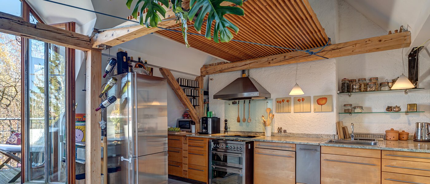 attic apartment München Obergiesing 02 kitchen 4959