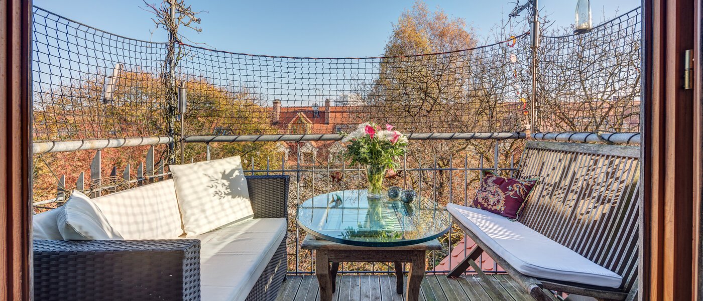 attic apartment München Obergiesing 01 2. balcony 4959