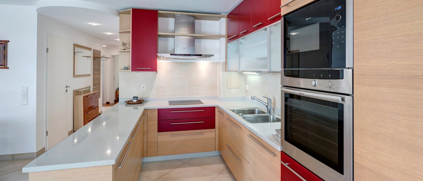 apartment with garden 	 München Au 02 kitchen 4965