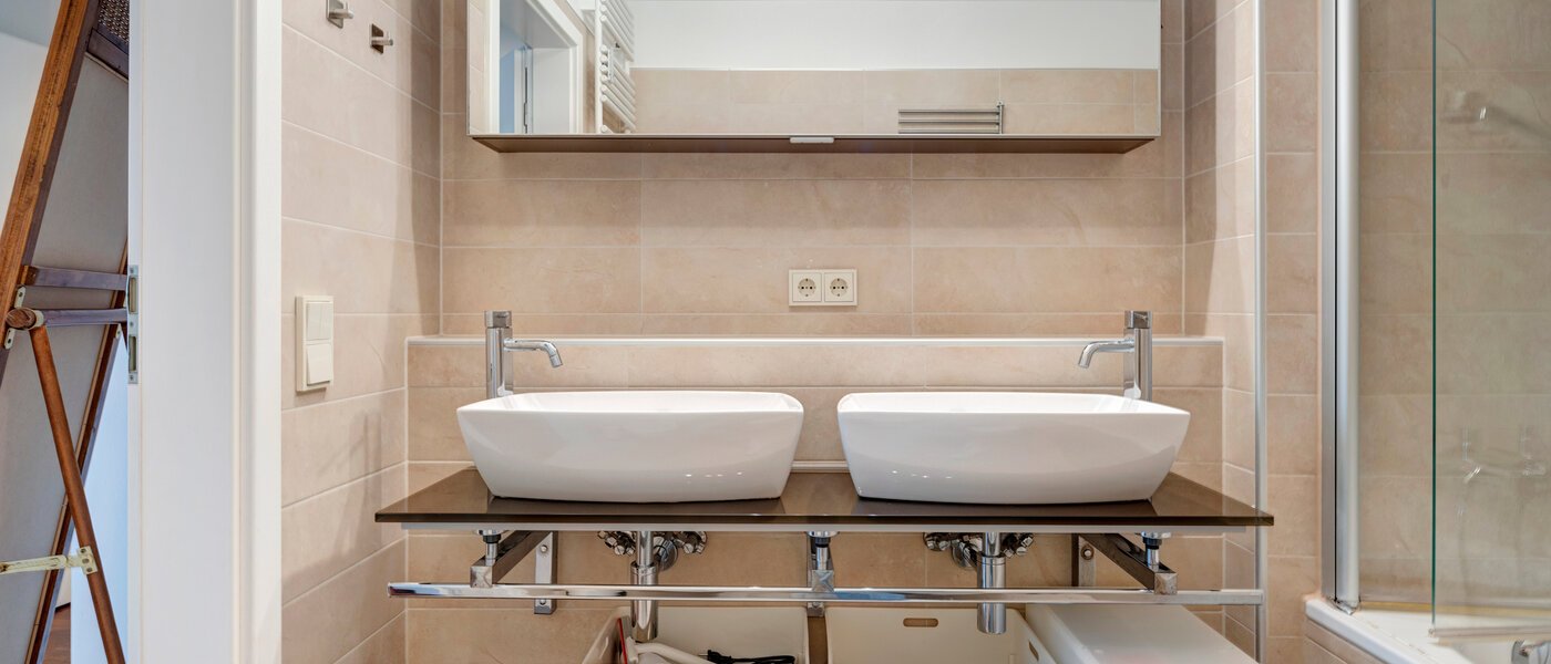 apartment with garden 	 München Au 02 bathroom 4965