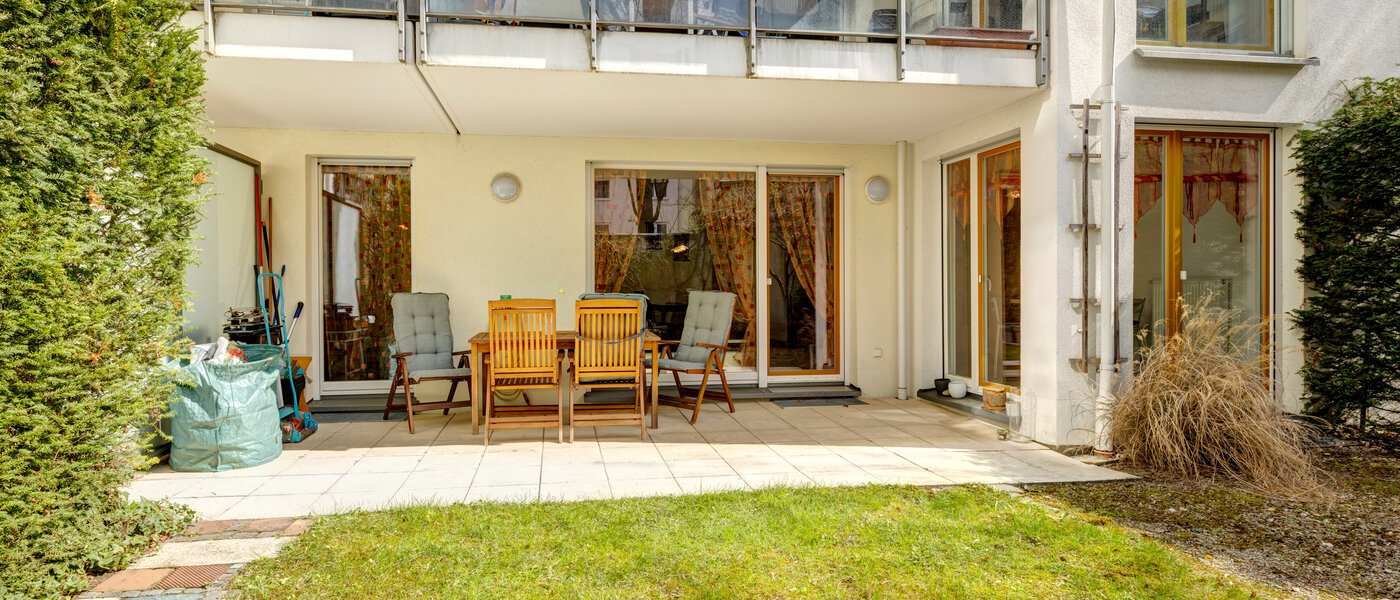 apartment with garden 	 München Au 02 terrace 4965