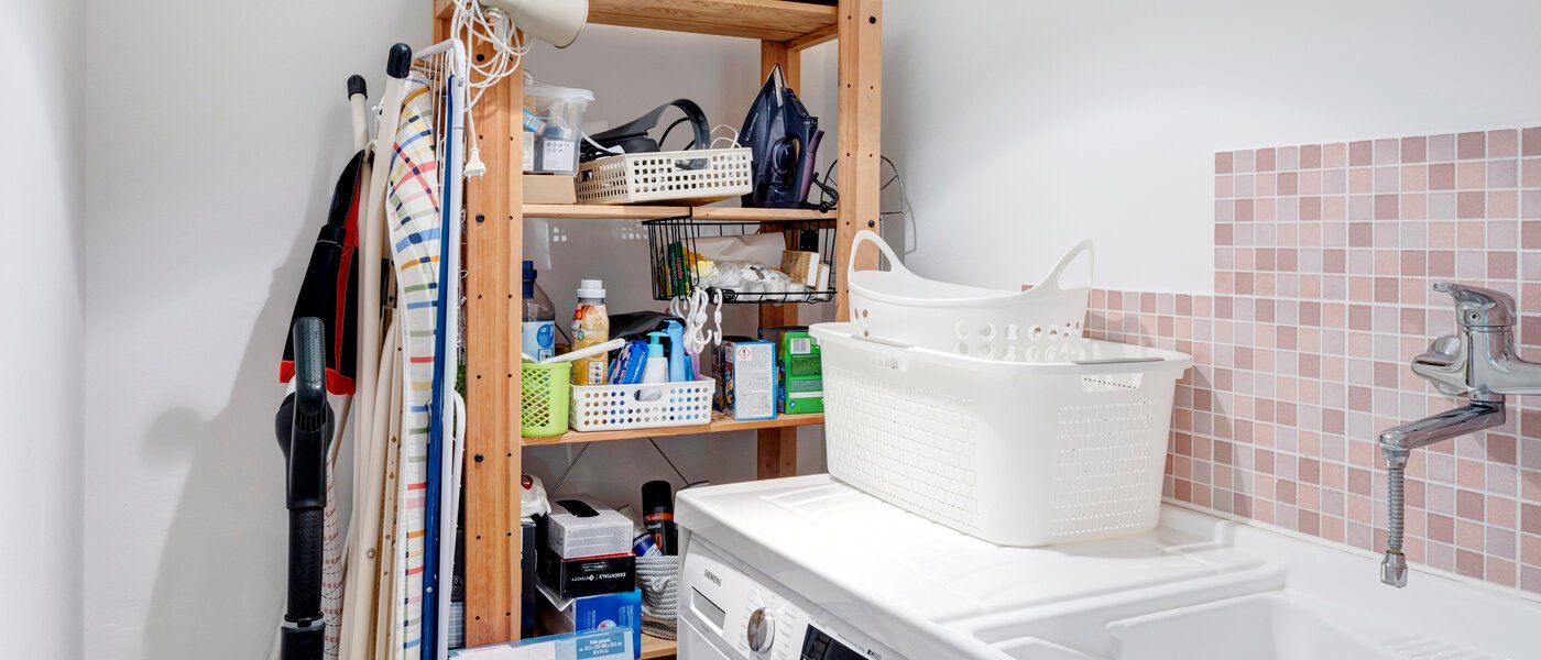 apartment with garden 	 München Au 01 utility room 4965