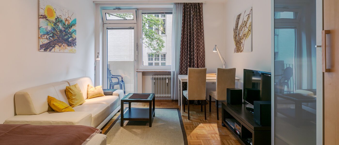 studio München Schwabing-West (rund um den Hohenzollernplatz) 01 living area 4983
