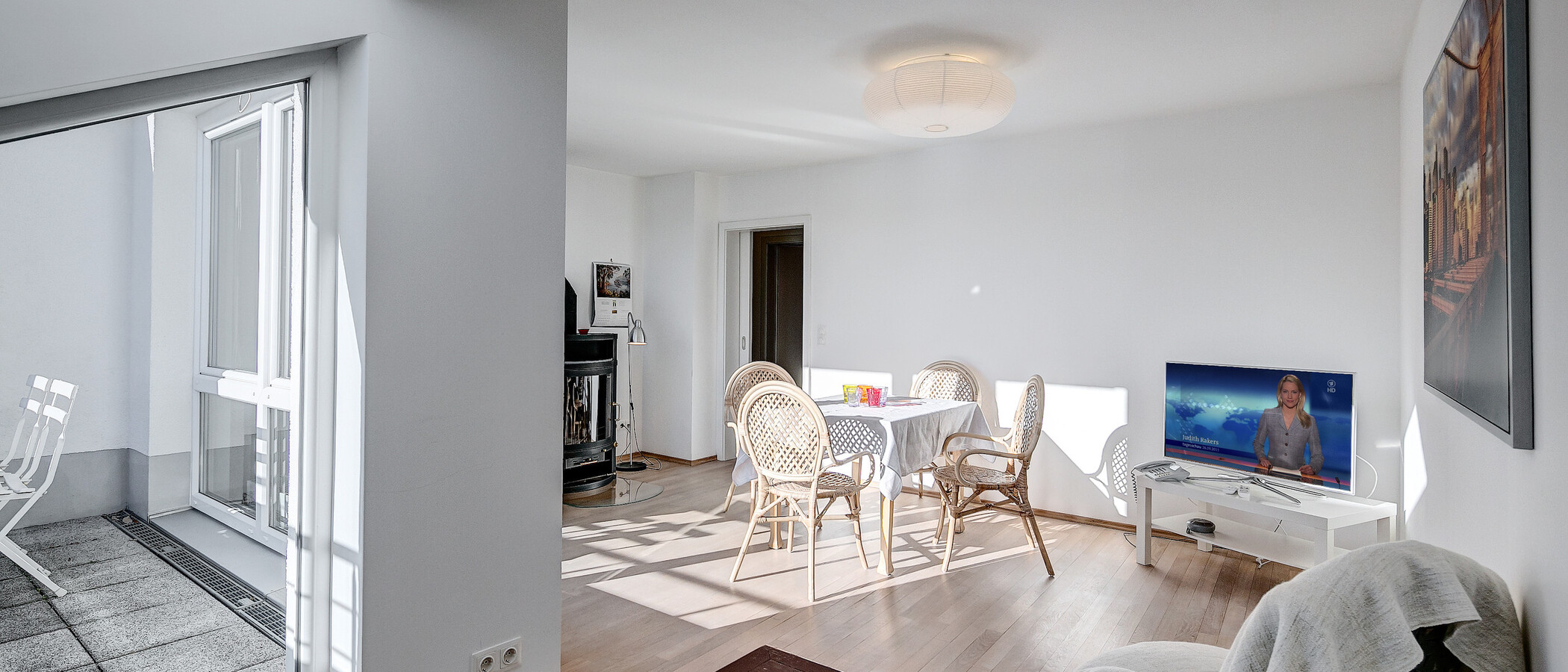 roof terrace apartment München Schwabing-West 03 living room 5041