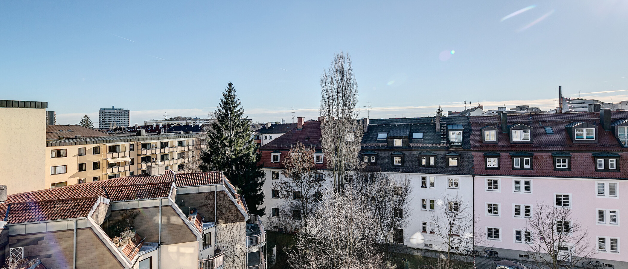 roof terrace apartment München Schwabing-West 02 view 5041