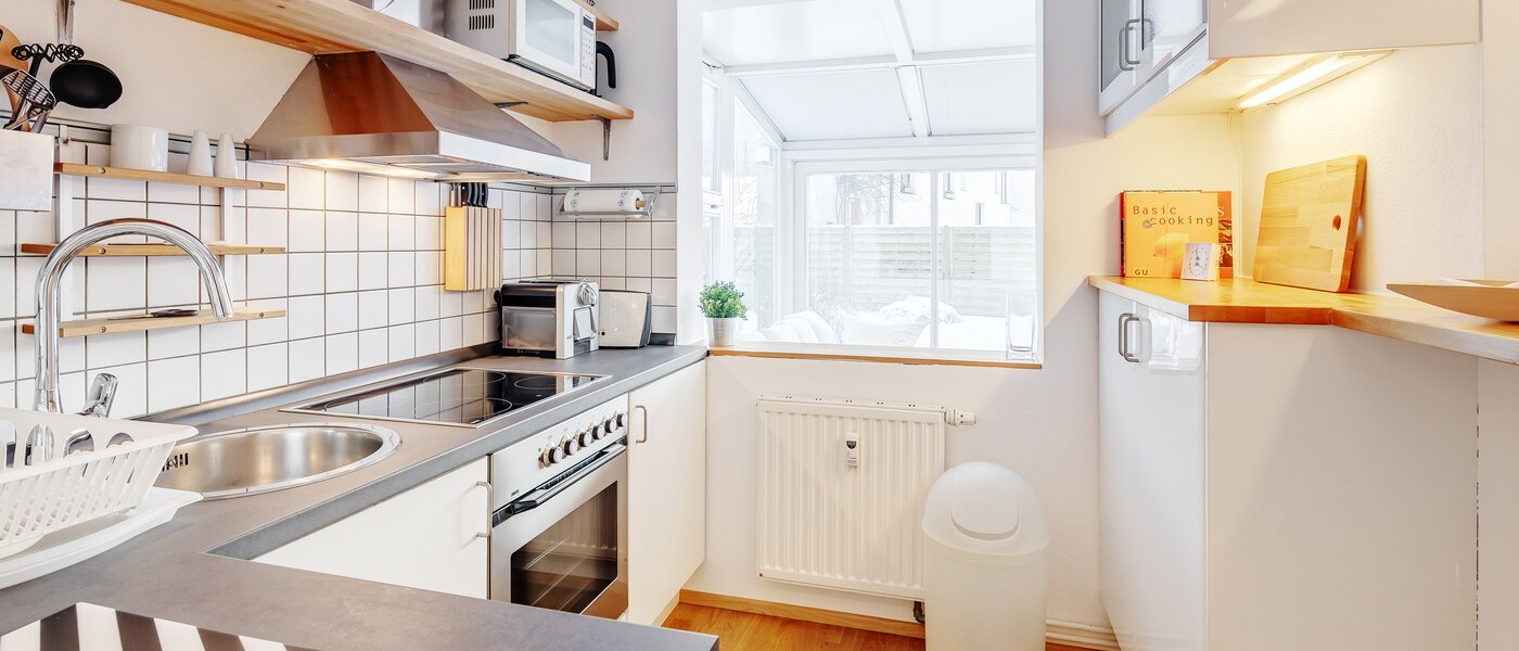 apartment with garden 	 München Au 01 kitchen 5163