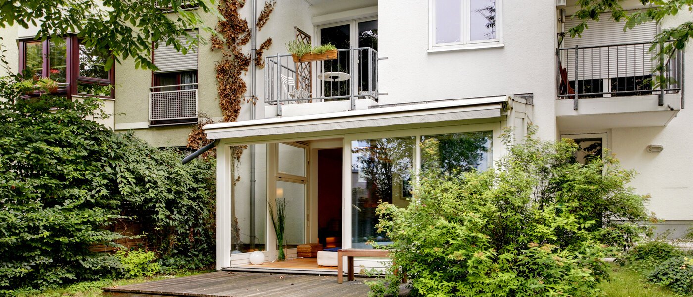 apartment with garden 	 München Au 01 terrace 5163