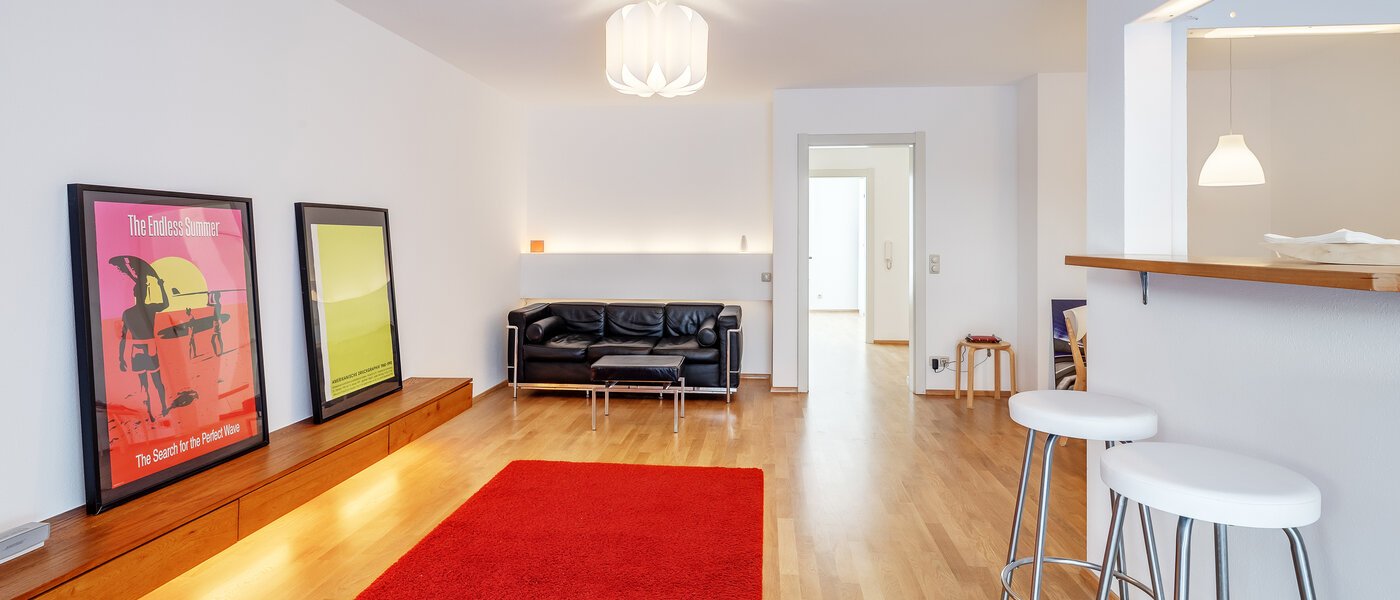 apartment with garden 	 München Au 05 living area 5163