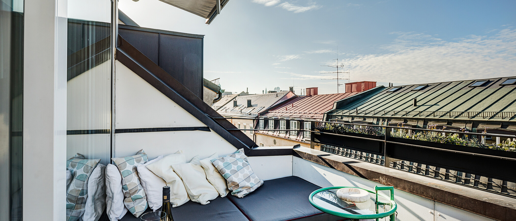 roof terrace apartment München Maxvorstadt 01 terrace 5221