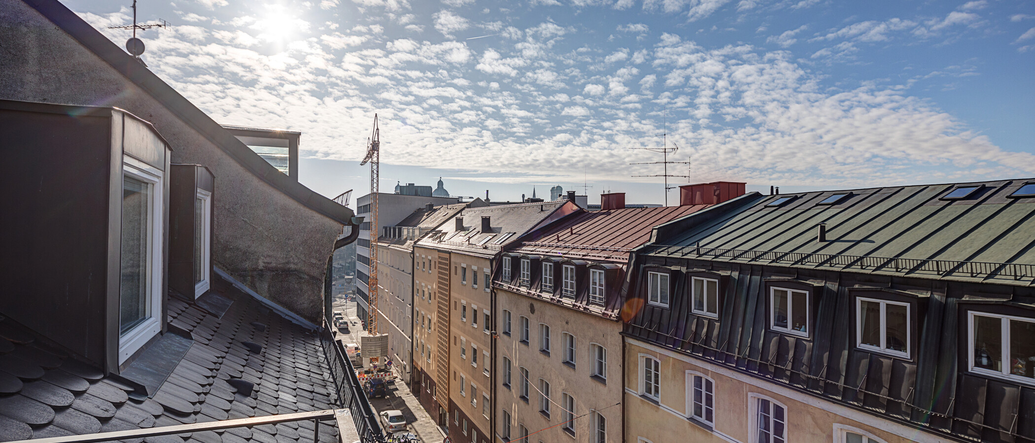 roof terrace apartment München Maxvorstadt 03 view 5221