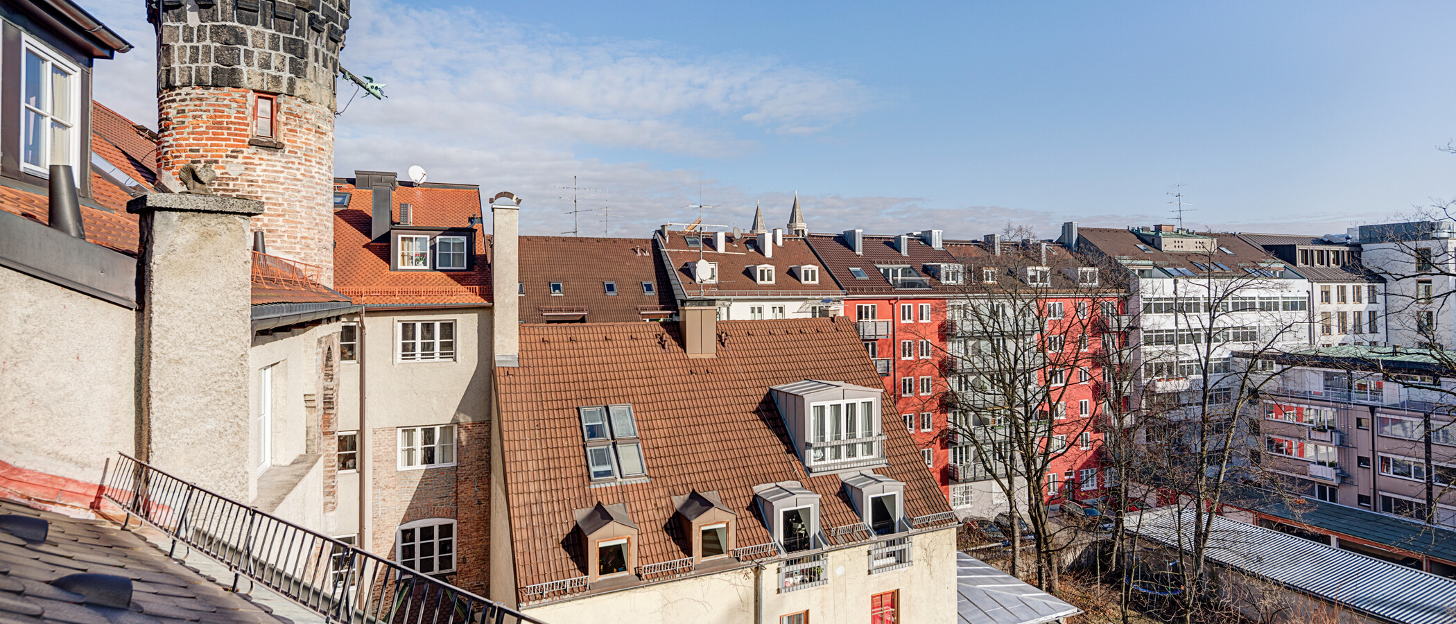 roof terrace apartment München Maxvorstadt 04 view 5221