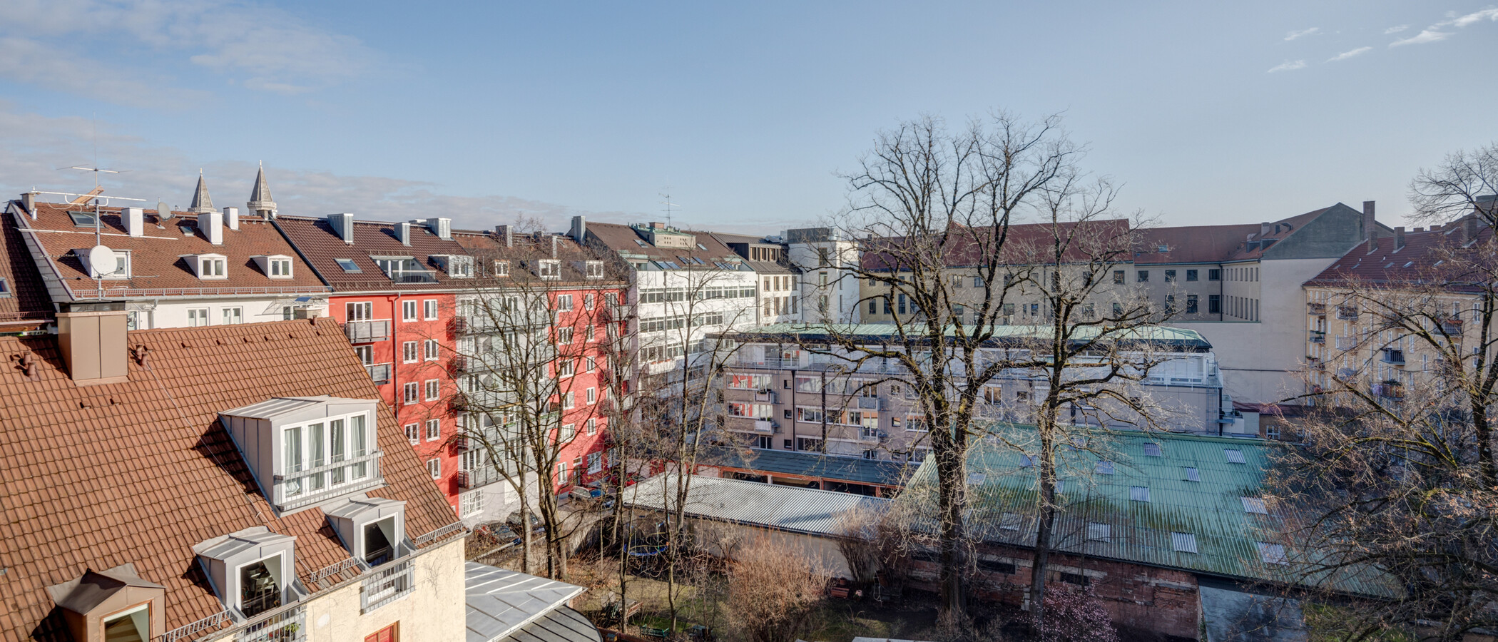roof terrace apartment München Maxvorstadt 05 view 5221