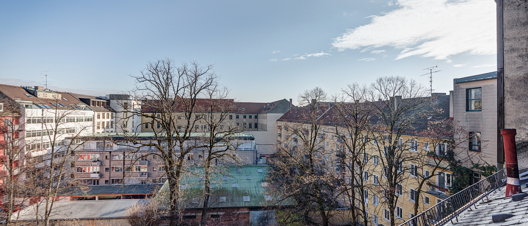 roof terrace apartment München Maxvorstadt 06 view 5221