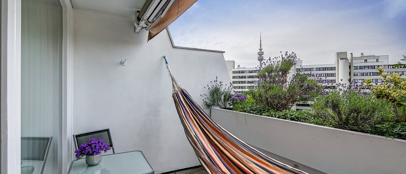 apartment München Olympiadorf 01 balcony 5242