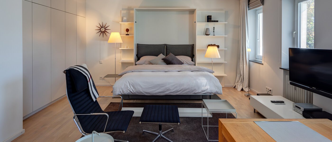 apartment München Schwabing (links der Leopoldstraße) 01 sleeping area 5263