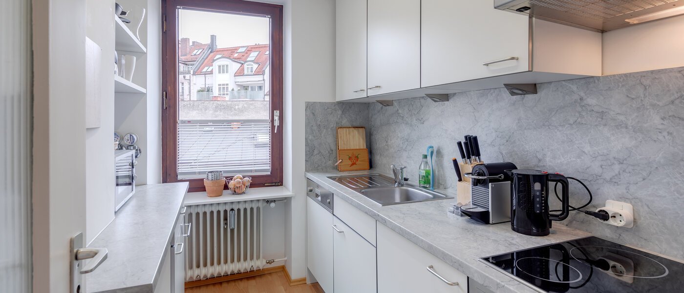 apartment München Schwabing (rechts der Leopoldstraße) 01 kitchen 5344