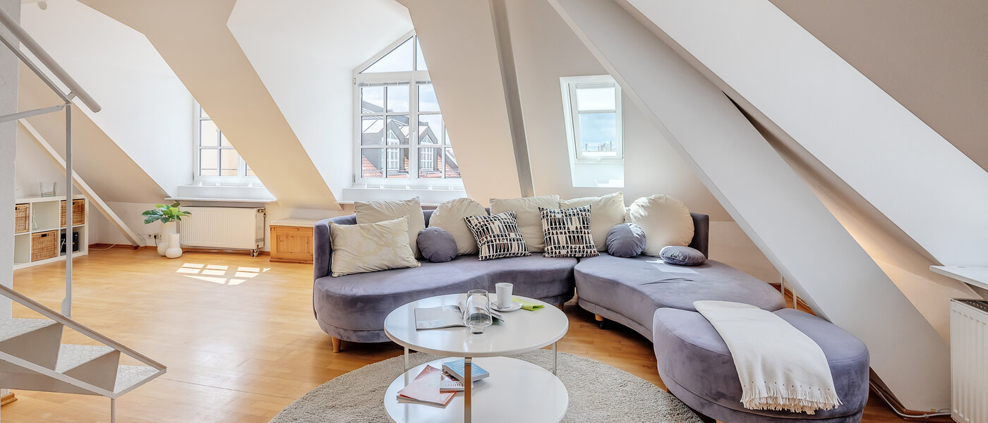 gallery apartment  München Westend 02 living area 5354