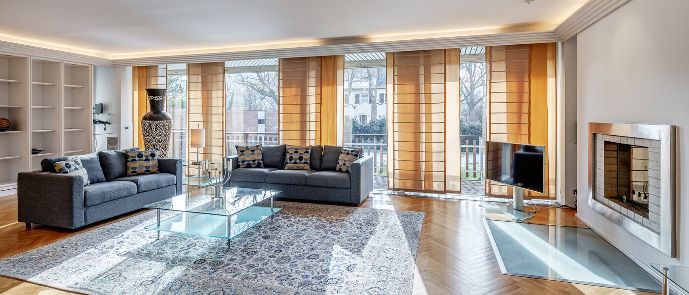 detached house München Obermenzing 02 living room 5436