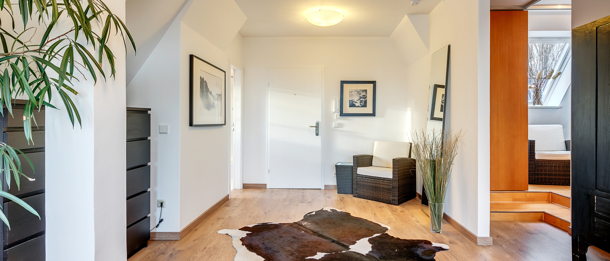 roof terrace apartment München Isarvorstadt 03 living room 5524
