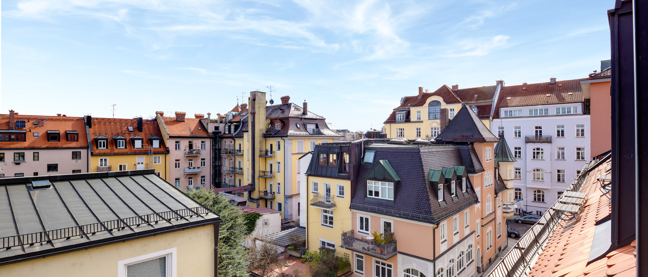 attic apartment München Schwabing 01 view 5576