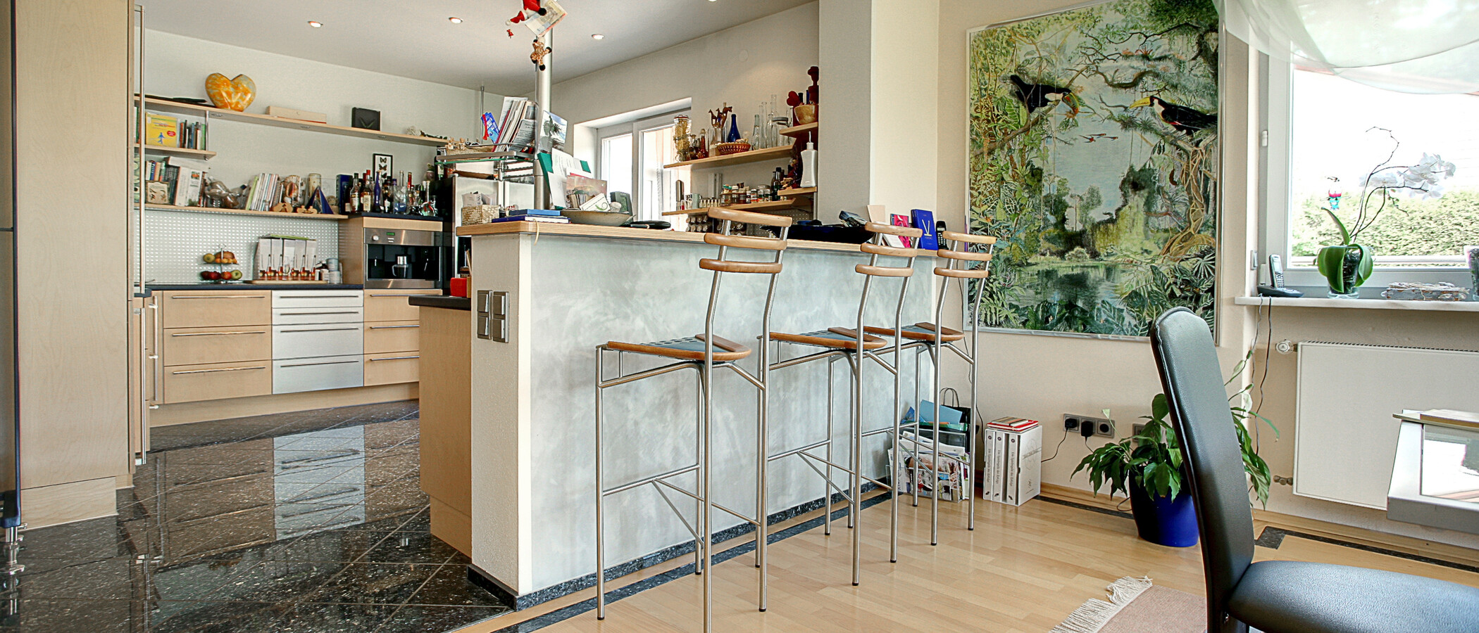 apartment with garden 	 Baierbrunn 02 kitchen 5633