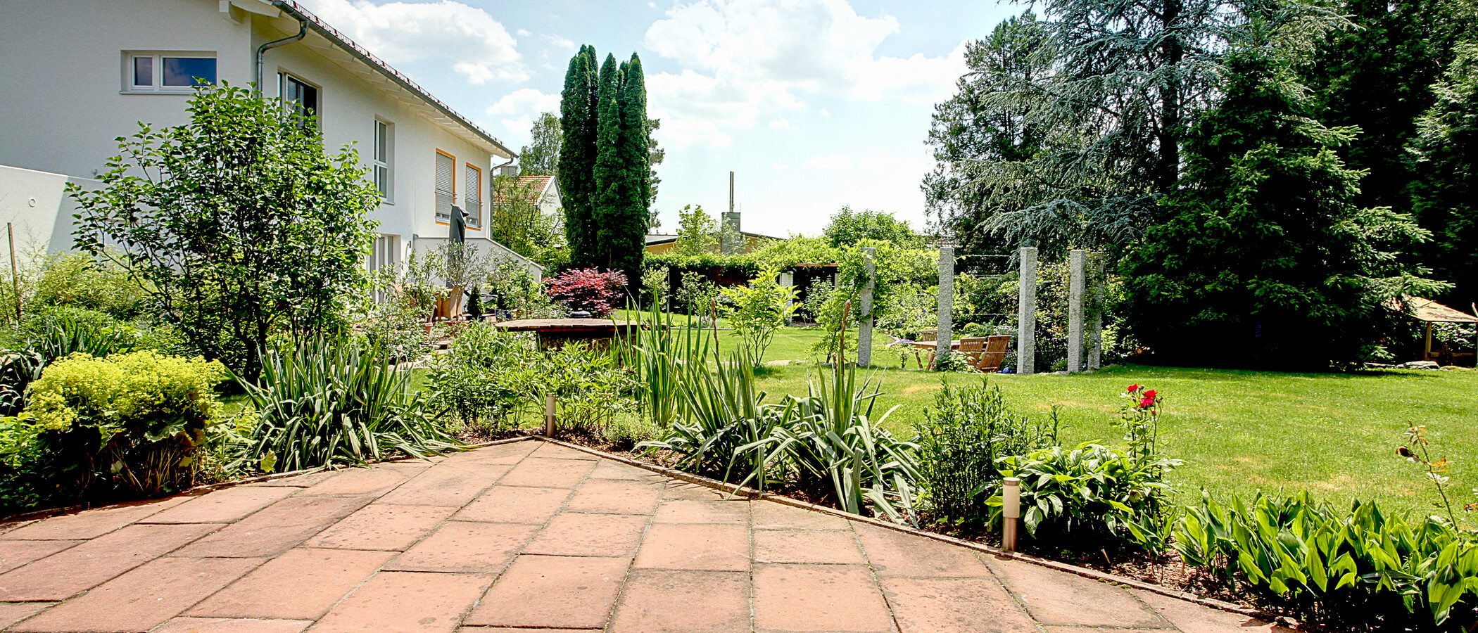apartment with garden 	 Baierbrunn 03 terrace 5633