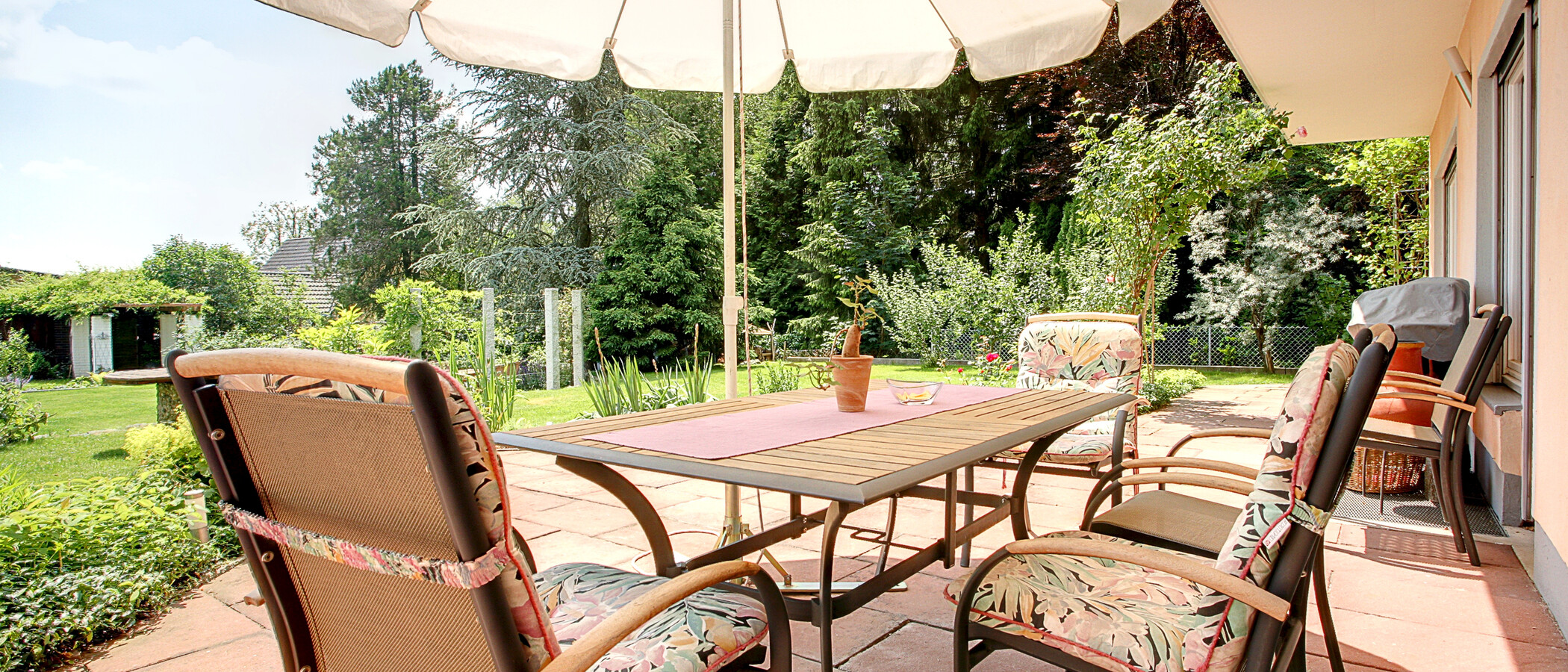 apartment with garden 	 Baierbrunn 04 terrace 5633