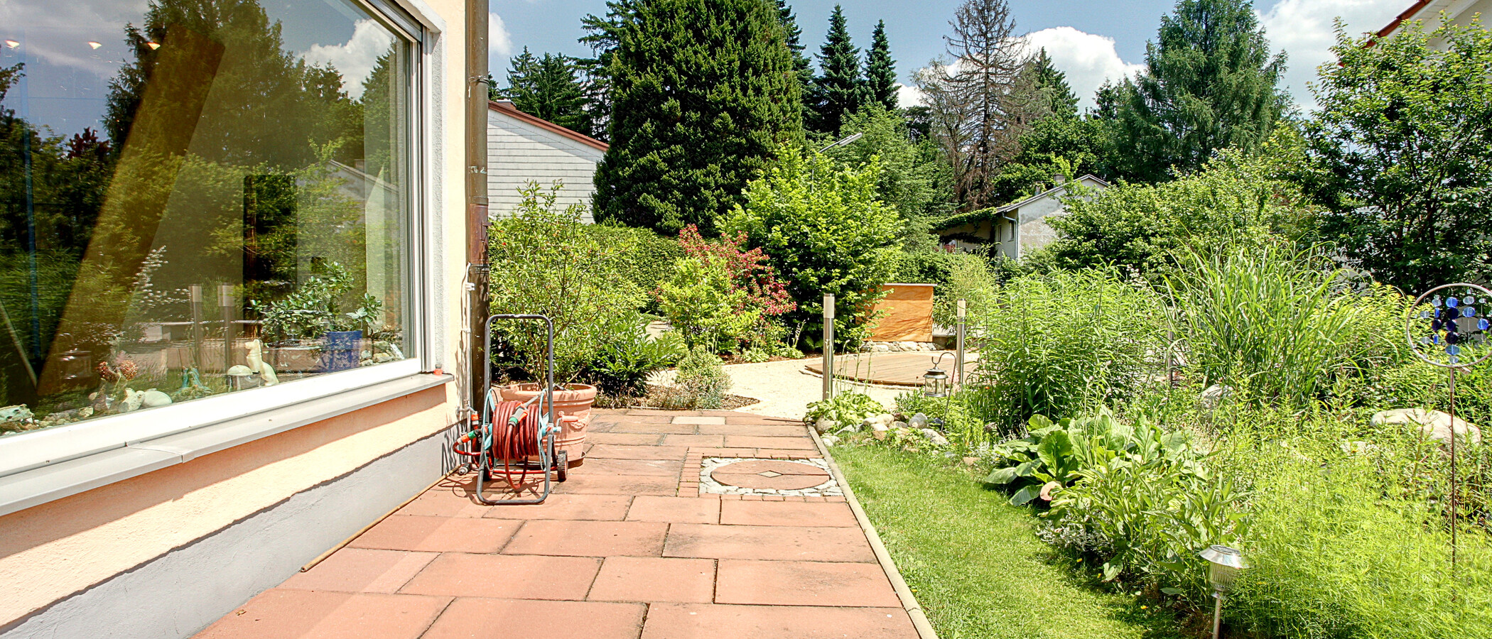 apartment with garden 	 Baierbrunn 05 terrace 5633