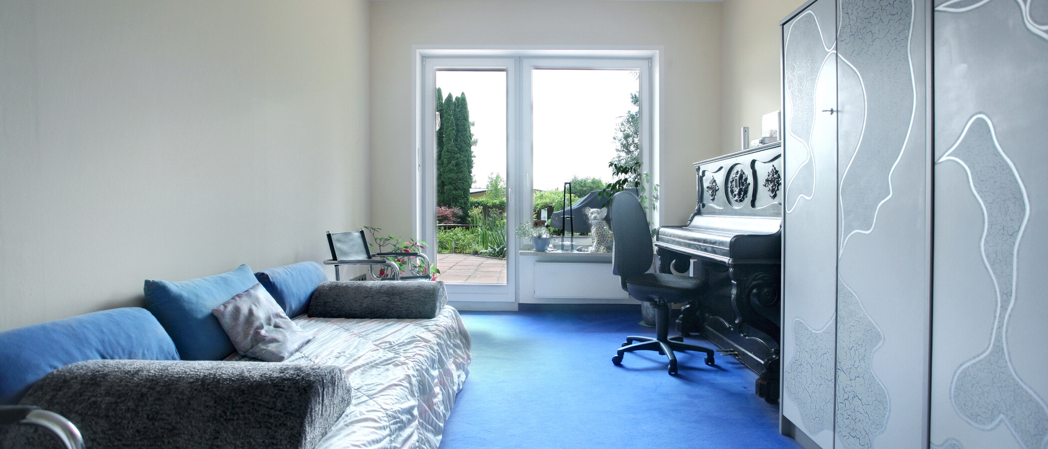apartment with garden 	 Baierbrunn 01 2. bedroom 5633