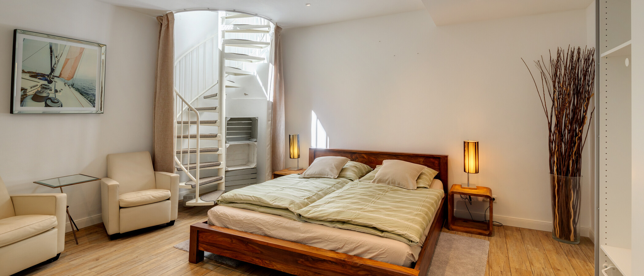 maisonette München Lehel 01 sleeping area 581