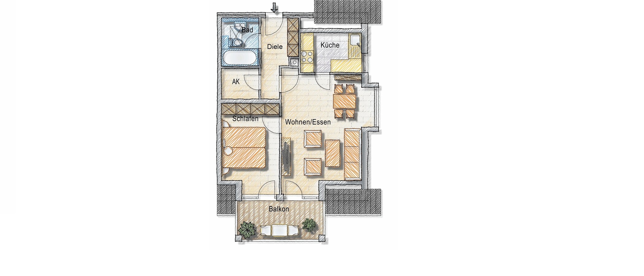 apartment Unterhaching 01 floor plan 5915