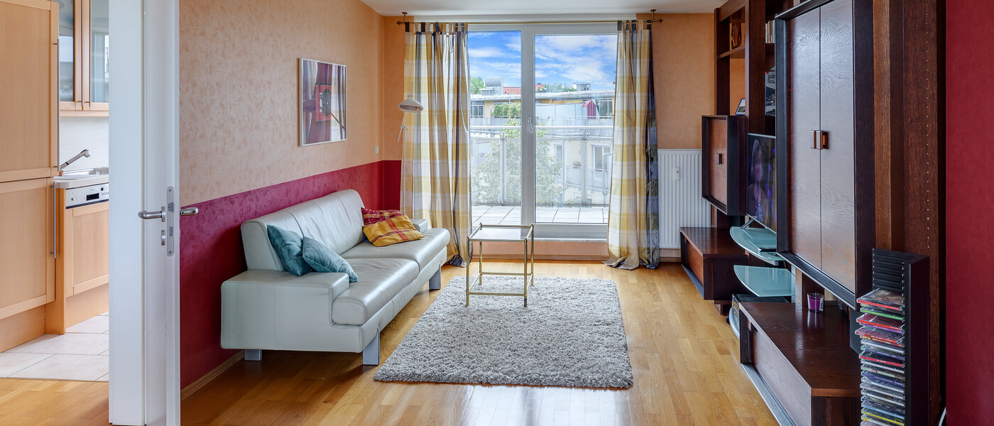 roof terrace apartment München Sendling-Westpark 04 living area 5946