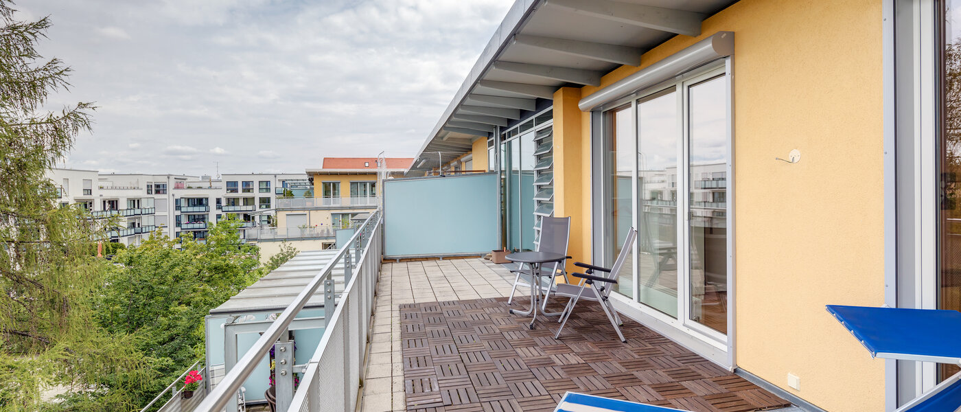 roof terrace apartment München Sendling-Westpark 02 roof terrace 5946