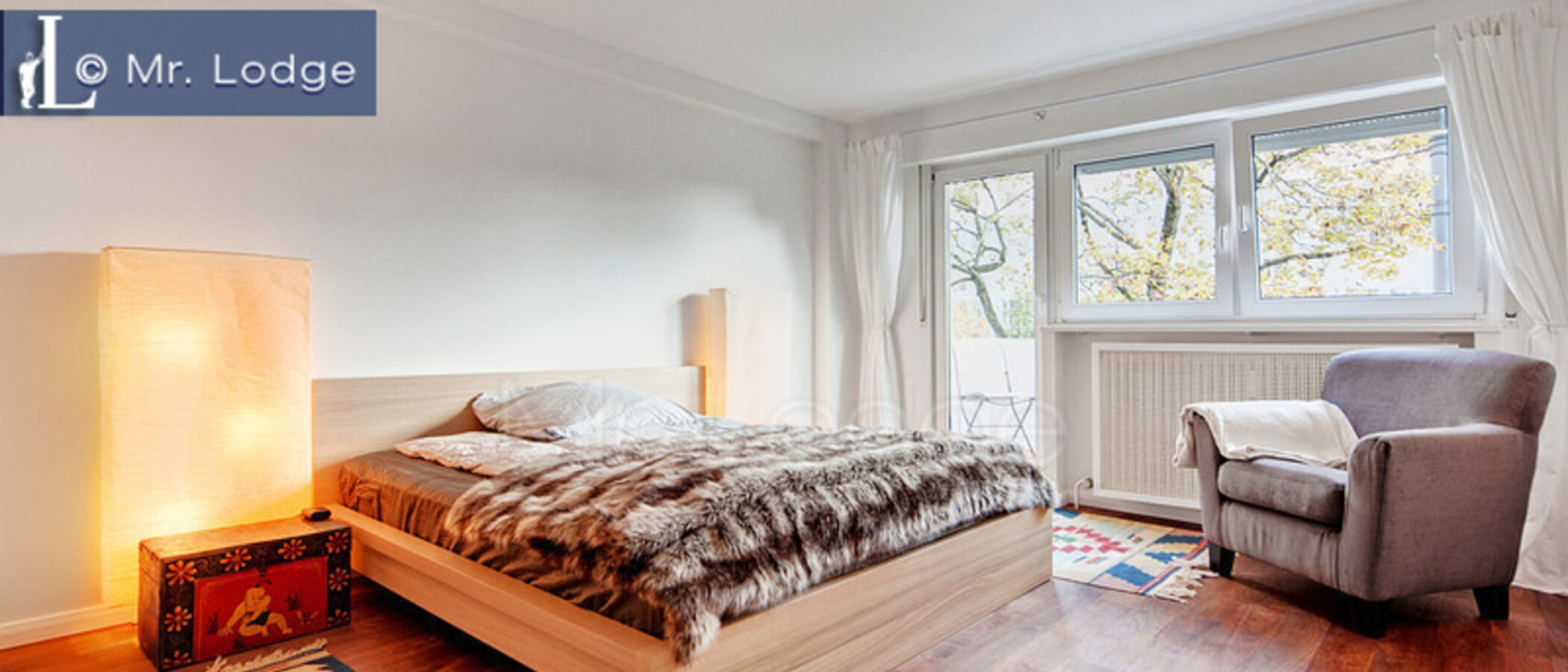 roof terrace apartment München Neuhausen 01 sleeping area 6439