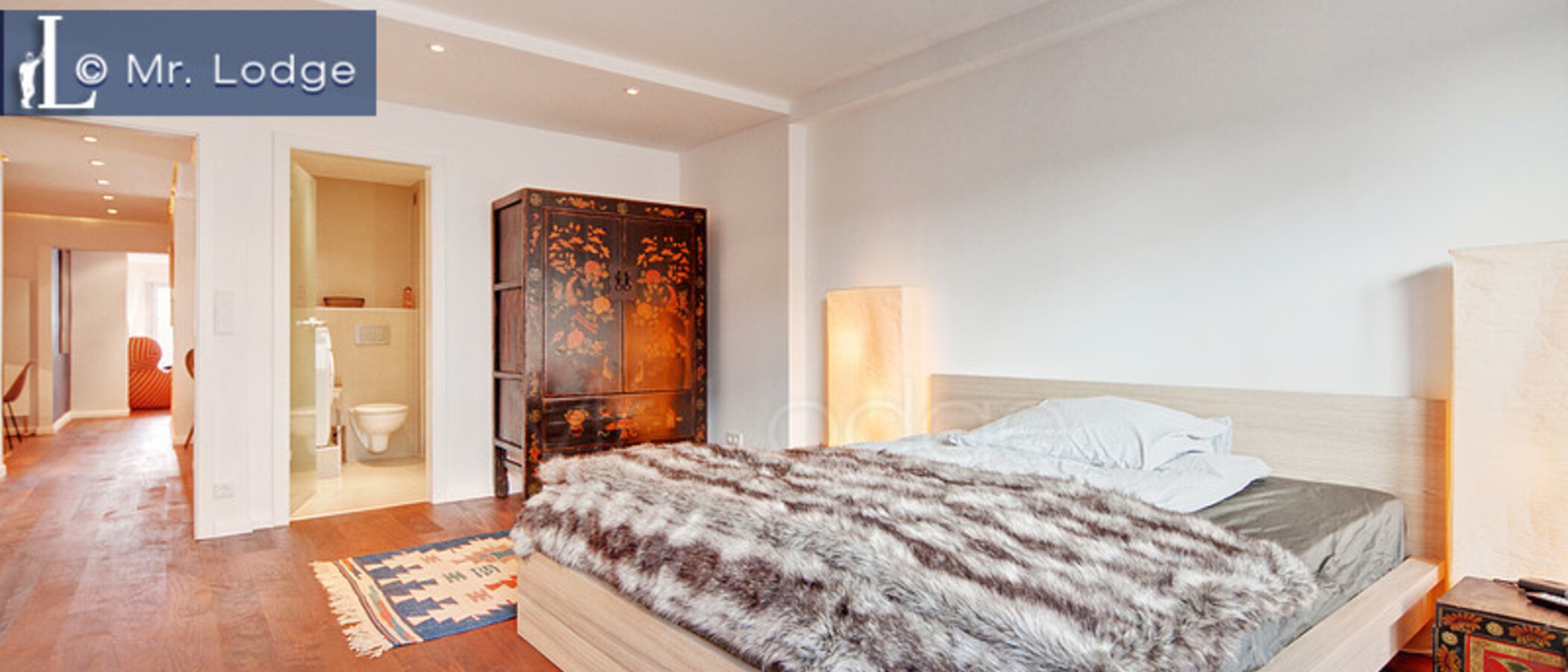 roof terrace apartment München Neuhausen 04 sleeping area 6439