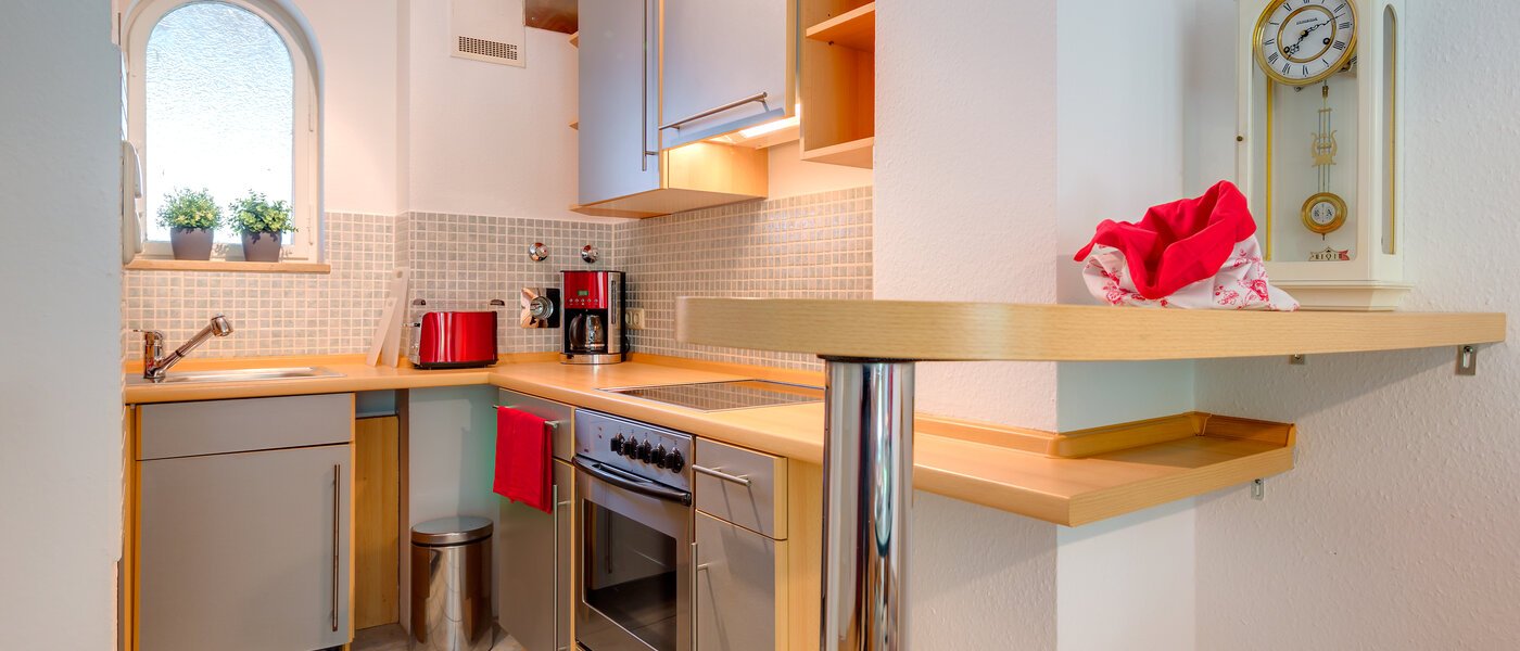 apartment with garden 	 München Neuhausen 03 kitchen 6555