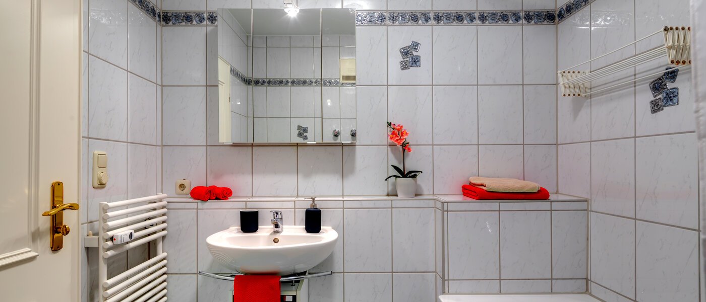 apartment with garden 	 München Neuhausen 02 bathroom 6555