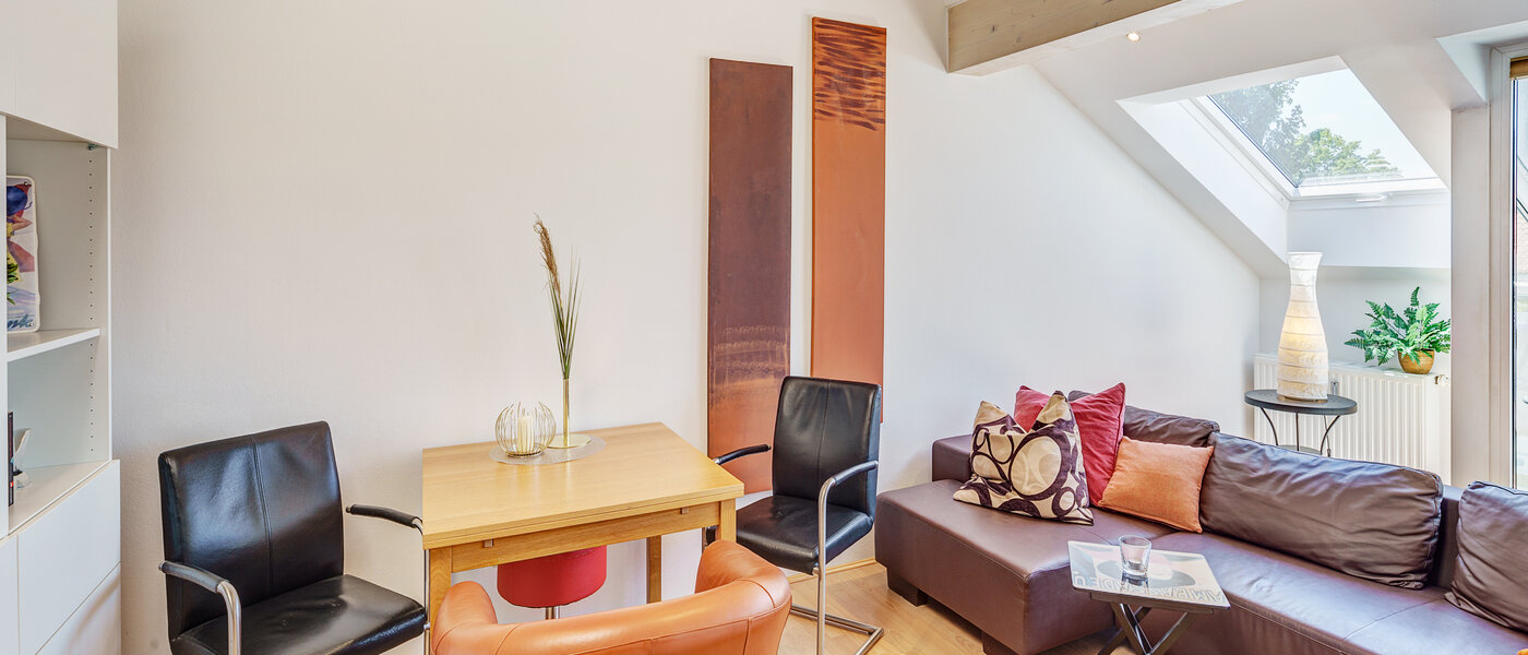 attic apartment München Giesing 02 living area 6583