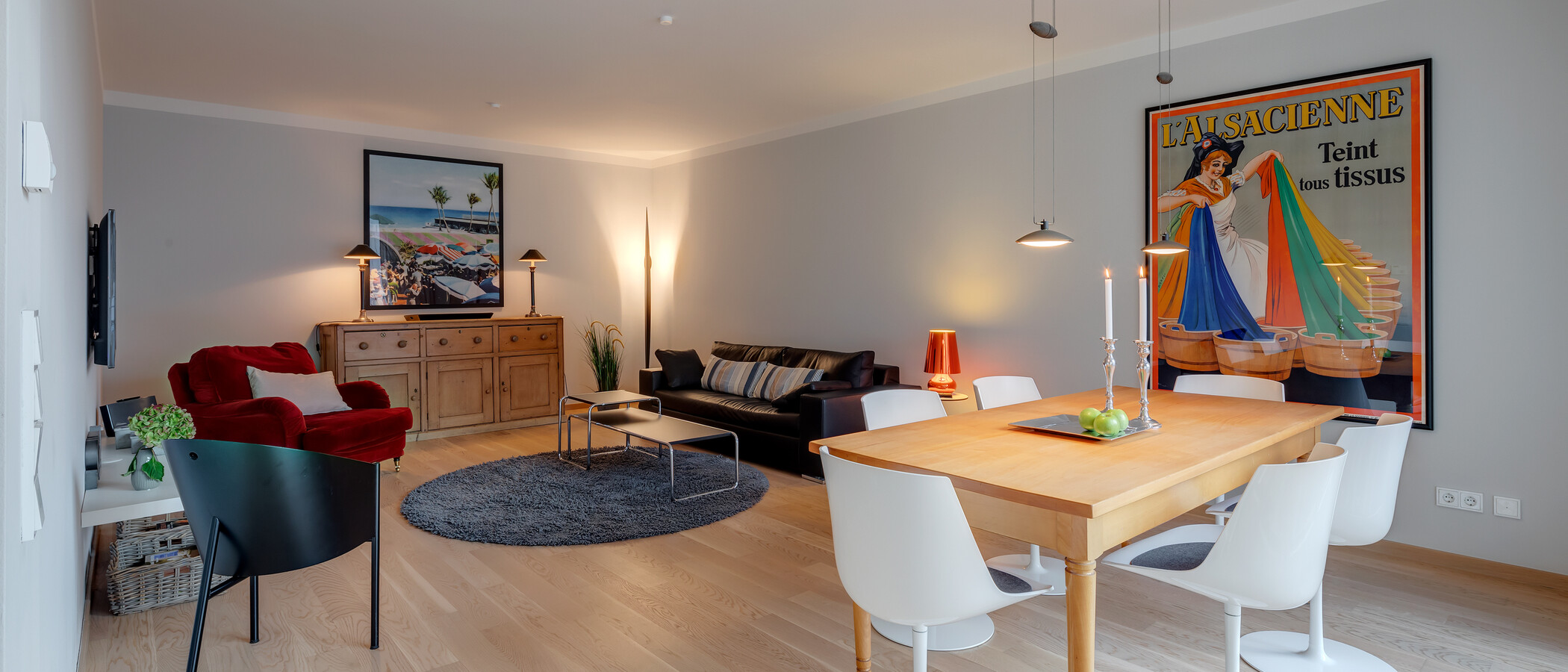 apartment München Maxvorstadt 01 living area 6679