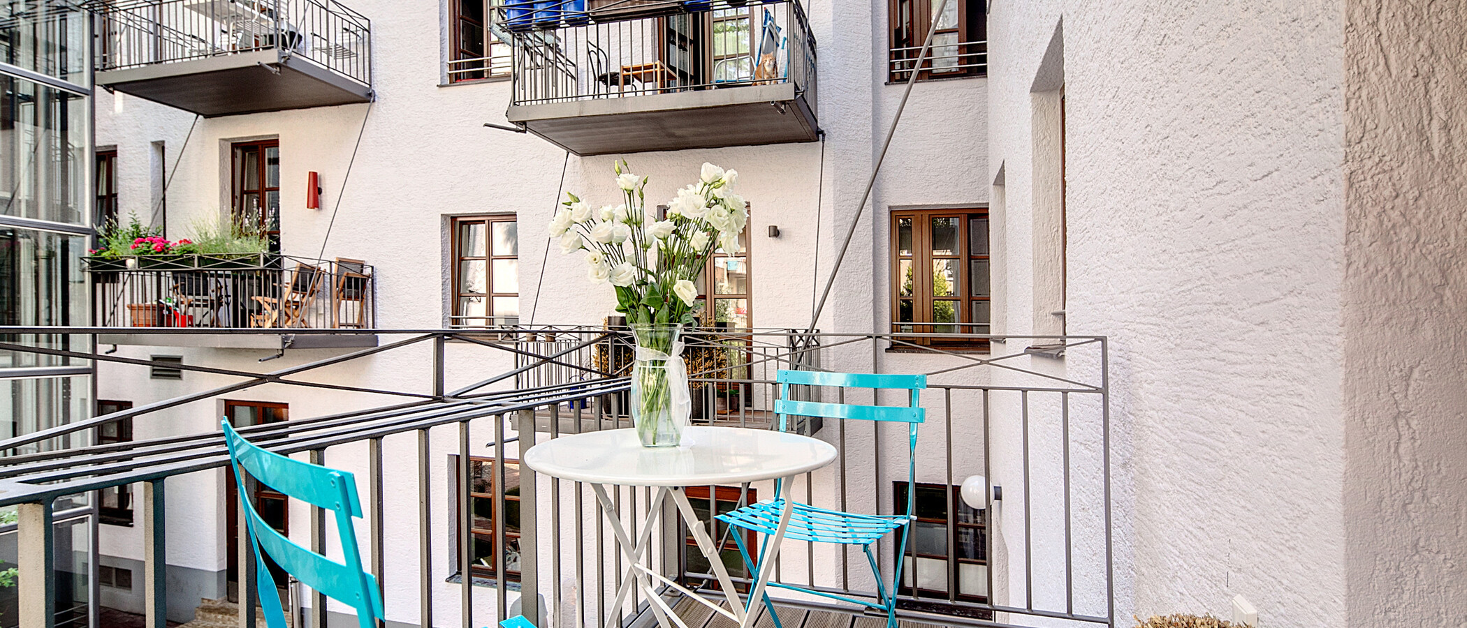 apartment München Schwabing-Nord (zw. Belgrad- & Leopoldstraße) 02 balcony 6907